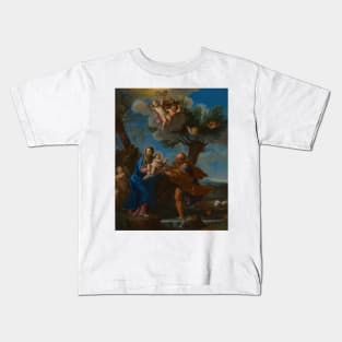 The Flight into Egypt by Carlo Maratti Kids T-Shirt